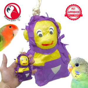 Bonka Bird Toys 2675 Mini Pinata Monkey Chew Shred Forage Small Parrot Cage Toy - Picture 1 of 7