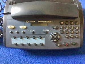 SAGEM PHONEFAX 2325 WITH INSTALLED SEMI USED RIBBON AND KIT MODEM DCP300 - Picture 1 of 5