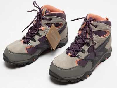 Girl's Kids Hi-Tec Nepal WP Waterproof Jr Hiking Trail Boots Shoes Size US7 US 7 - Image 1 of 4
