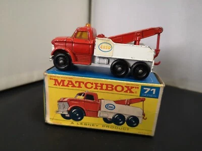 Camión pesado Ford Matchbox Lesney Nº71C P795-MATCHBOX CON CAJA.VENTANAS DE ÁMBAR Foto 1 de 4