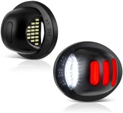 Para Ford F250 F350 1999-2016 Placa Etiqueta Luz Lámpara Rojo SMD Tubo LED 2 PIEZAS Foto 1 de 4