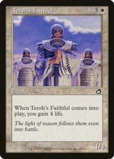 MTG 3x TEROH'S FAITHFUL Torment LP FOIL Shipped with Tracking