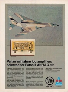 Varian B-1B Bomber Eatons AN/ALQ-1161 Defense Avionics Vintage Print Ad 1984 - Picture 1 of 5
