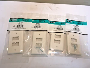 Lote de (4) Panduit CFP4IW Pan-Net Mini-Com Placa Facial Una Banda 4 Módulos Espacio - Imagen 1 de 4