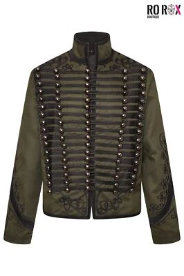 Ro Rox Rifleman Jacket Napoleonic Officer Men's Military Drummer Festival Parade