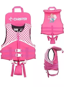 Chriffer Kid Life Vest Swim Jacket; Zipper Style On & Off, Flotation New (Large) - Picture 1 of 6