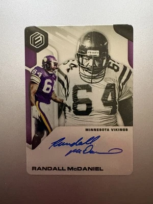 2019 Randall McDaniel Elements Auto /149 Minnesota Vikings HOF - Image 1 of 2