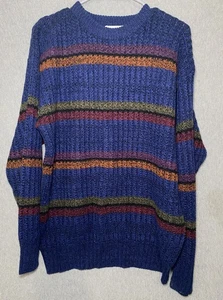 Suéter tejido a rayas Westchester Classics años 90 de colección para hombre XL Grandpacore Grunge años 90 - Imagen 1 de 6
