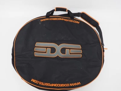Bolsa de Viaje Edge Composites Acolchada Bicicleta Doble Rueda Negra y Naranja Foto 1 de 4
