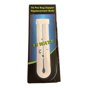 Replacement Bulb for Zap T6 Pro, T8, T9,X3 Bug Zapper, 15W, 4-Pin Base, U-Tub... - Picture 1 of 2