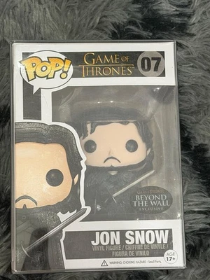 Game Of Thrones Jon Snow Beyond The Wall Funko Pop 07 With Protector - Image 1 of 4