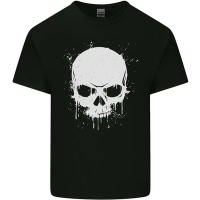 Skull Splatter Kids T-Shirt Childrens - Image 1 of 2