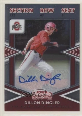 2020 Panini Elite Extra Edition College Tickets Signatures Dillon Dingler Auto - Image 1 of 2