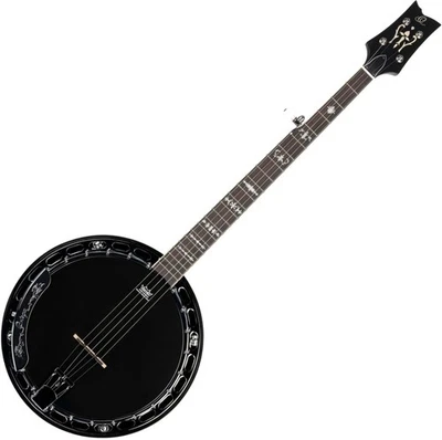 B-WARE Ortega OBJ650-SBK 5-String Banjo Raven Serie Schwarz Mahagoni Gigbag - Bild 1 von 4