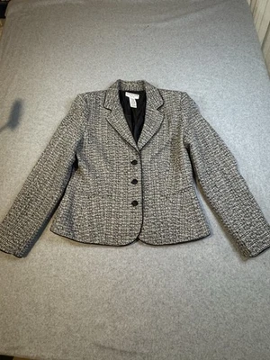 Blazer feminino preto Covington tamanho M/M - Imagem 1 de 4