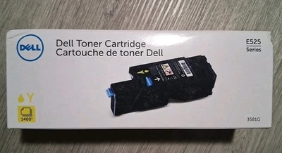 Tóner amarillo Dell 3581G - Serie E525 - Nuevo sellado OEM - ¡ENVÍO RÁPIDO! Foto 1 de 4