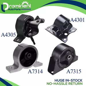 4PC Motor Mount for 2000-2006 Nissan Sentra 1.8L l4 K365 A7314 A4305 A7315 A4301 - Picture 1 of 9