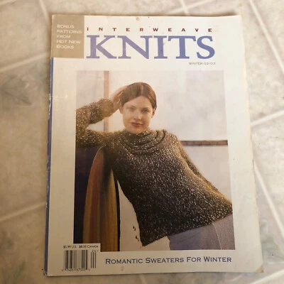 Interweave Knits Magazine  Winter 02-03 Romantic Sweaters for Winter - Image 1 of 3