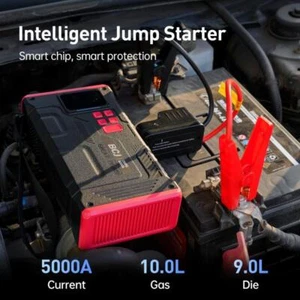 Car Jump Starter with Air Compressor, Battery Jump Starter Portable 5000a Peak 1 - Picture 1 of 26