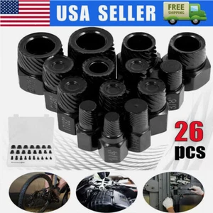 26pc Screw Extractor Set Head Hex Multi-Spline Damaged Bolt Nut Remover Tool - Picture 1 of 13