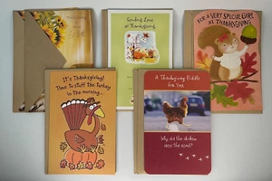 10 Pack America Greetings Thanksgiving Cards, 5 Varieties, MSRP $38.90 New - Picture 1 of 20