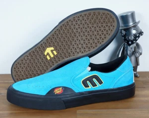 Zapatos de skate Etnies Skate Shoes Lo-Cut Slip Santa Cruz Blue Suede 9/42 - Imagen 1 de 3