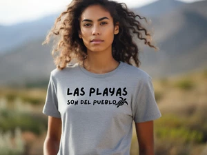 Las Playas Son del Pueblo tshirt, Puerto Rico tshirt, Puerto Rico Protest tshirt - Picture 1 of 26