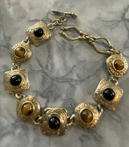 Premier Designs Gold Tone Bracelet With A Variety Of Stones - Picture 1 of 6