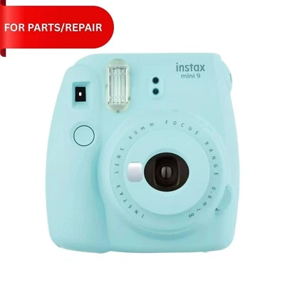 Fuji Instax Mini 9 Instant Film Camera Ice Blue- FOR PARTS/ REPAIR - Image 1 of 4