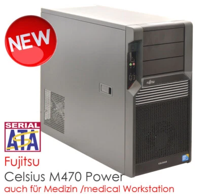 Workstation Fujitsu Celsius M470 500GB S-ATA D2778-B14 10601093388 Medical New - Image 1 of 3