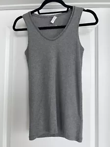 Brunello Cucinelli Gray Top Cashmere Blend Monili Beads Size S NWOT - Picture 1 of 6