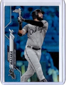 2020 Topps Chrome Blue Refractors #109 Nomar Mazara Serial #023/150 - Picture 1 of 1