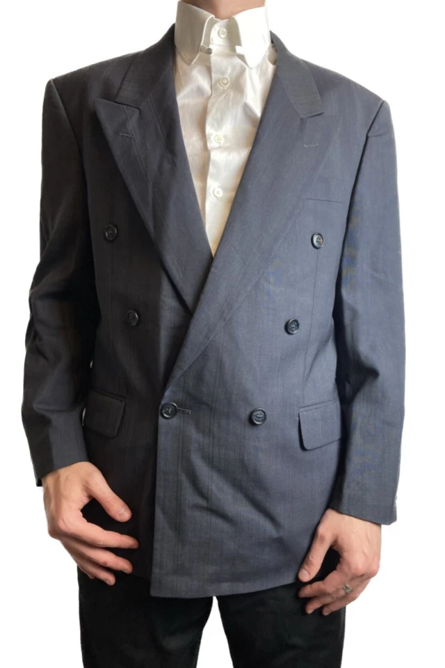 Pierre Balmain Vintage Double-Breasted Wool Blazer Jacket - Image 1 of 4