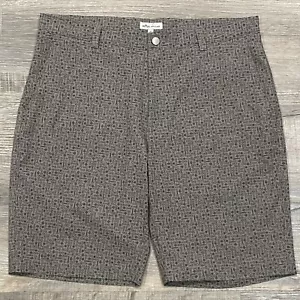 Peter Millar Shorts Mens 36 Gray Chino Golf Casual Outdoor Printed Performance - Picture 1 of 17