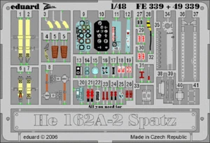 eduard FE339 1/48 He162A-2 Salamander for Tamiya - Picture 1 of 1