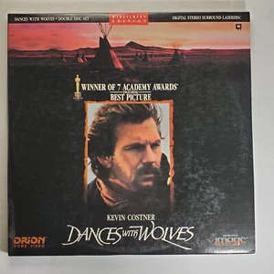 Dances With Wolves Laserdisc 1990 2-Disc Widescreen Kevin Costner - Picture 1 of 5