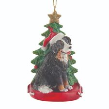 Bernese Mountain Dog w/Tree Ornament