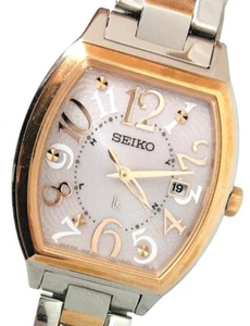 【Seiko】Seiko watch Lucia pink dial solar battery unused - Picture 1 of 8