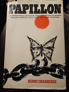 "GOOD COND" PAPILLON by HENRI CHARRIERE 1ST US EDITION HARDCOVER W/ DJ (1970) - Picture 1 of 3