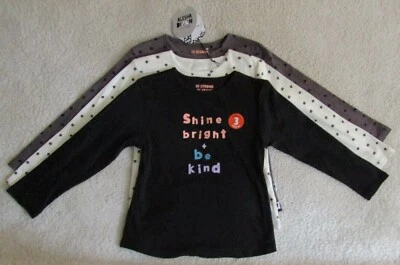 Unisex 3 Pack Long Sleeve Tops By Alesha Dixon Age 7-8 Yrs Brand New With Label - Image 1 of 4