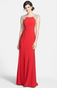 Special Occasion Formal Stretchy beaded Embroidery Long Evening prom dress - Picture 1 of 7