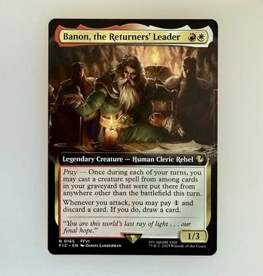 MTG: Banon, the Returners' Leader (Extended Art) Commander: Final Fantasy Reg NM - Image 1 of 3