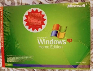 MICROSOFT WINDOWS XP Home Edition FULL OPERATING SYSTEM =NEW SEALED= - Imagen 1 de 2