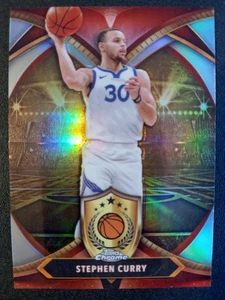 2025 Topps Chrome Ball Of Duty Stephen Curry Refractor # BOD-3 "Warriors " - Picture 1 of 2
