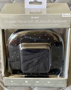 🔥NEW SEAL🔥 Atomi Bluetooth Speaker Showerhead, Matte Black, 1.8 GPM, AT1490B - Picture 1 of 5