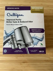 Filtro de agua Culligan FM-25 montaje en grifo filtración avanzada caja sellada - Imagen 1 de 3