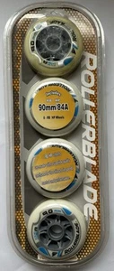 8 Genuine RollerBlade Replacement RB HP 90mm 84A Inline Skate Wheels - Picture 1 of 7