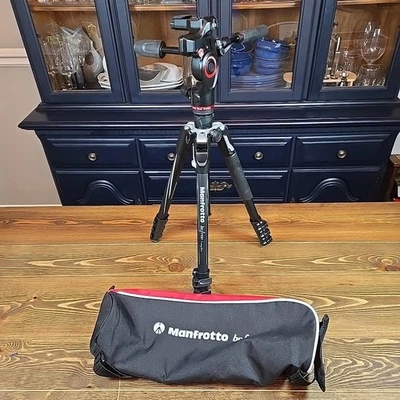 Manfrotto Befree 3-Way Live Advanced 4-Section Tripod with 3-Way Live Head - Image 1 of 4