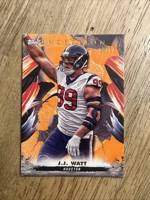 J.J. Watt 2024 Topps Inception naranja/50 #59 Houston Texans Foto 1 de 3