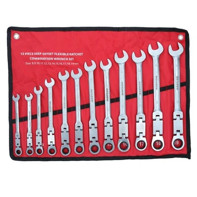 Llave combinada métrica de trinquete flexible de doble articulación 72... - Imagen 1 de 4